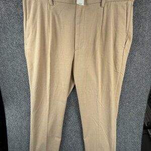NWT Banana Republic Brushed Pleated Pant Men 34x30 Tapered Leg Relaxed Fit